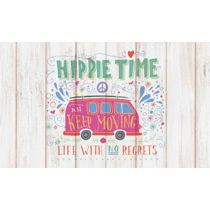 Tapis vinyle Hippie Time - CONFORT